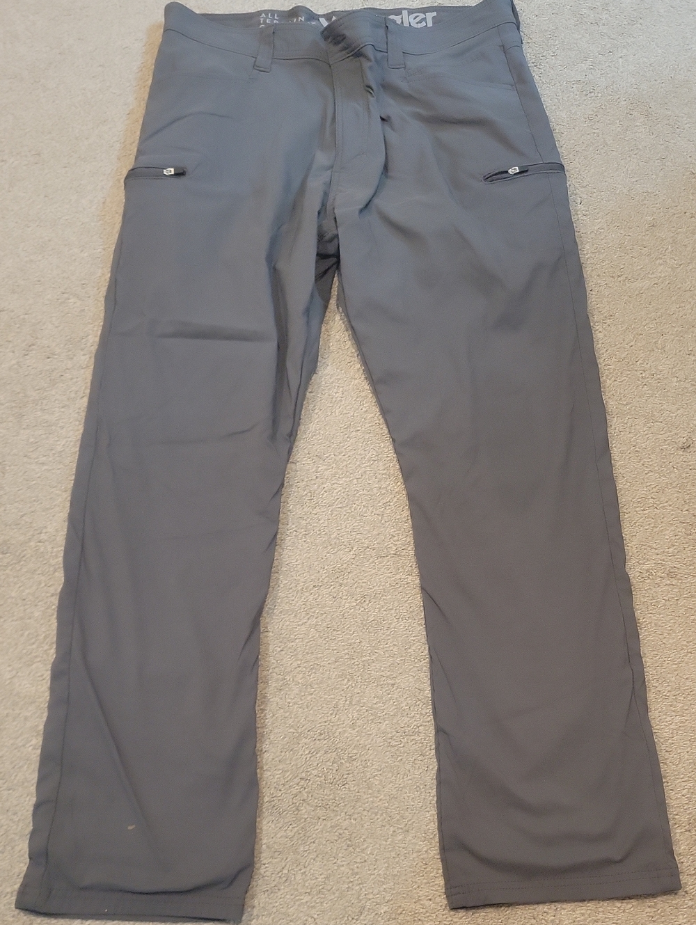 Men's Wrangler Lined Gray Outdoor Performance Pants